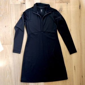 Title Nine black 1/4 zip travel dress